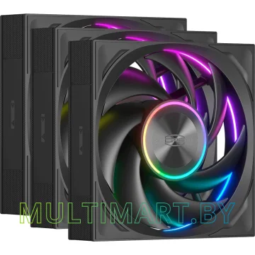 Набор вентиляторов PCCooler F7 X120 ARGB BK 3IN1